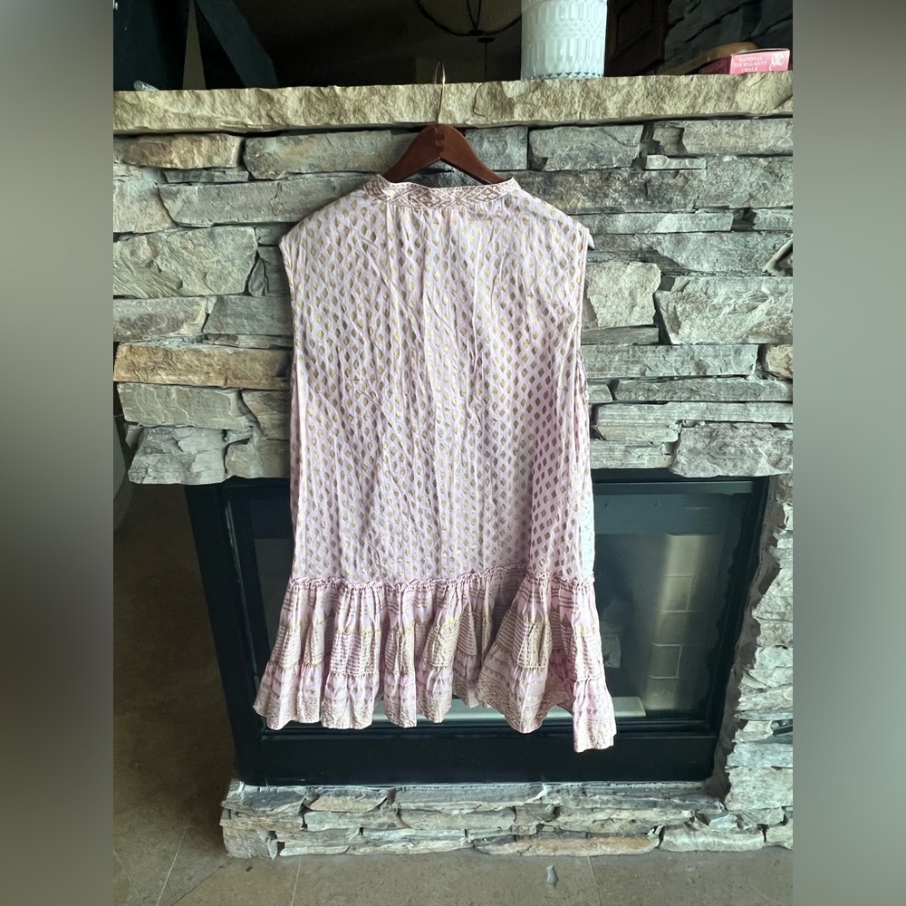 RARE Pep’s Cannes Limited Edition Gold Lamé & Lace Inset Dress - S - Picture 5 of 13